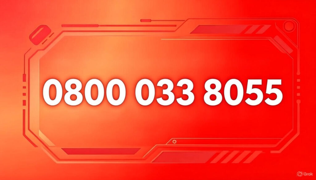 0800 033 8055