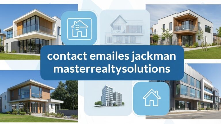 Contact Emails Jackman MasterRealtySolutions