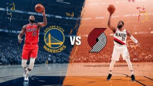 golden state warriors vs portland trail blazers match player stats